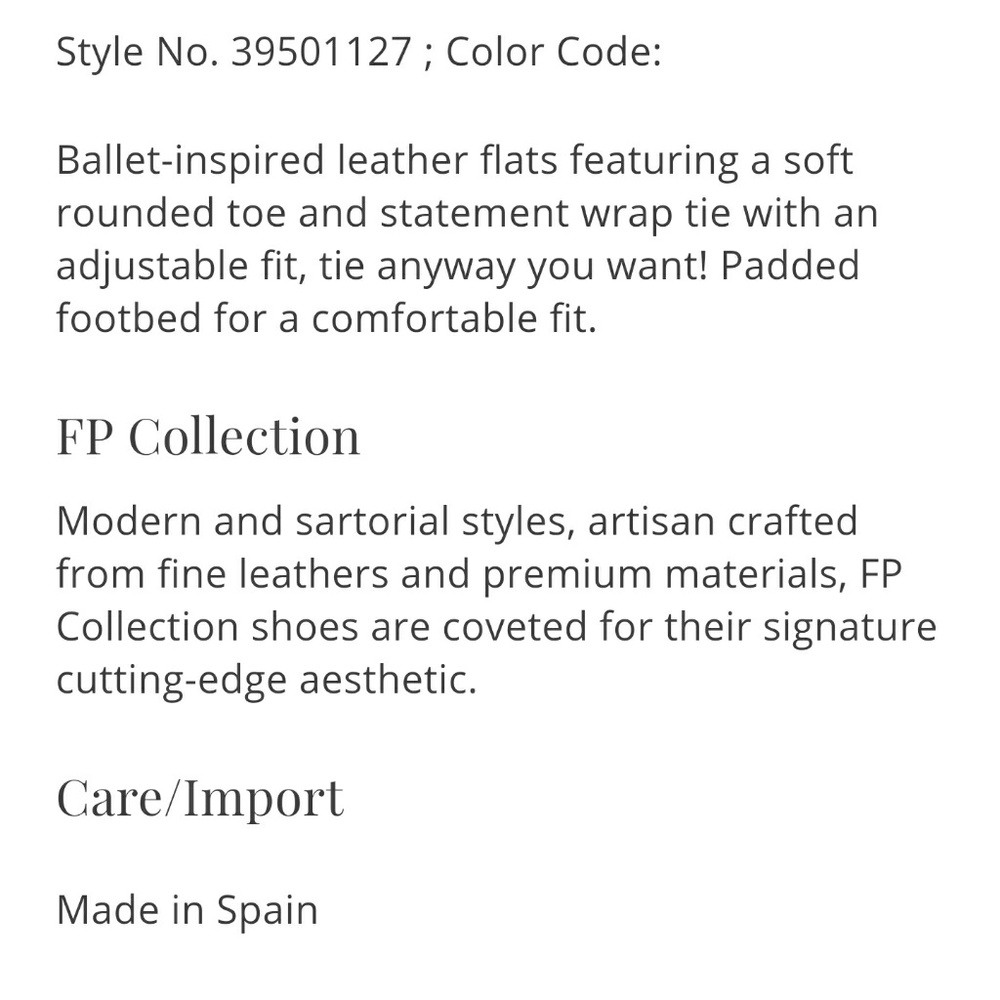 Free people degas wrap ballet flats - Picture 5 of 5